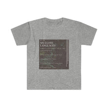 Load image into Gallery viewer, Men's "5 Love Languages" Tee